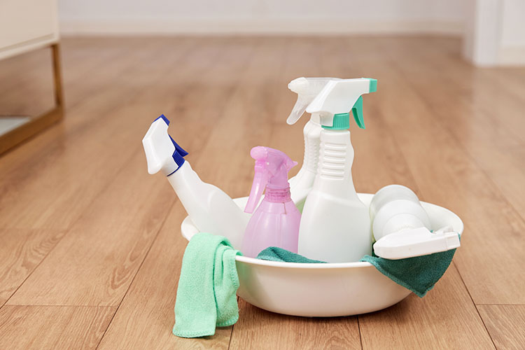 The functional areas of household cleaning daily necessities